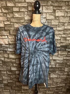 Diamond Supply Co. Men's Tie-Dye Logo T-Shirt